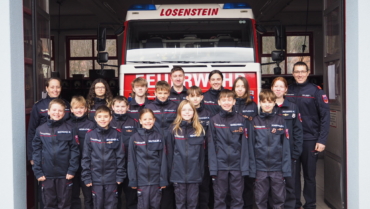 Erprobung der Feuerwehrjugend