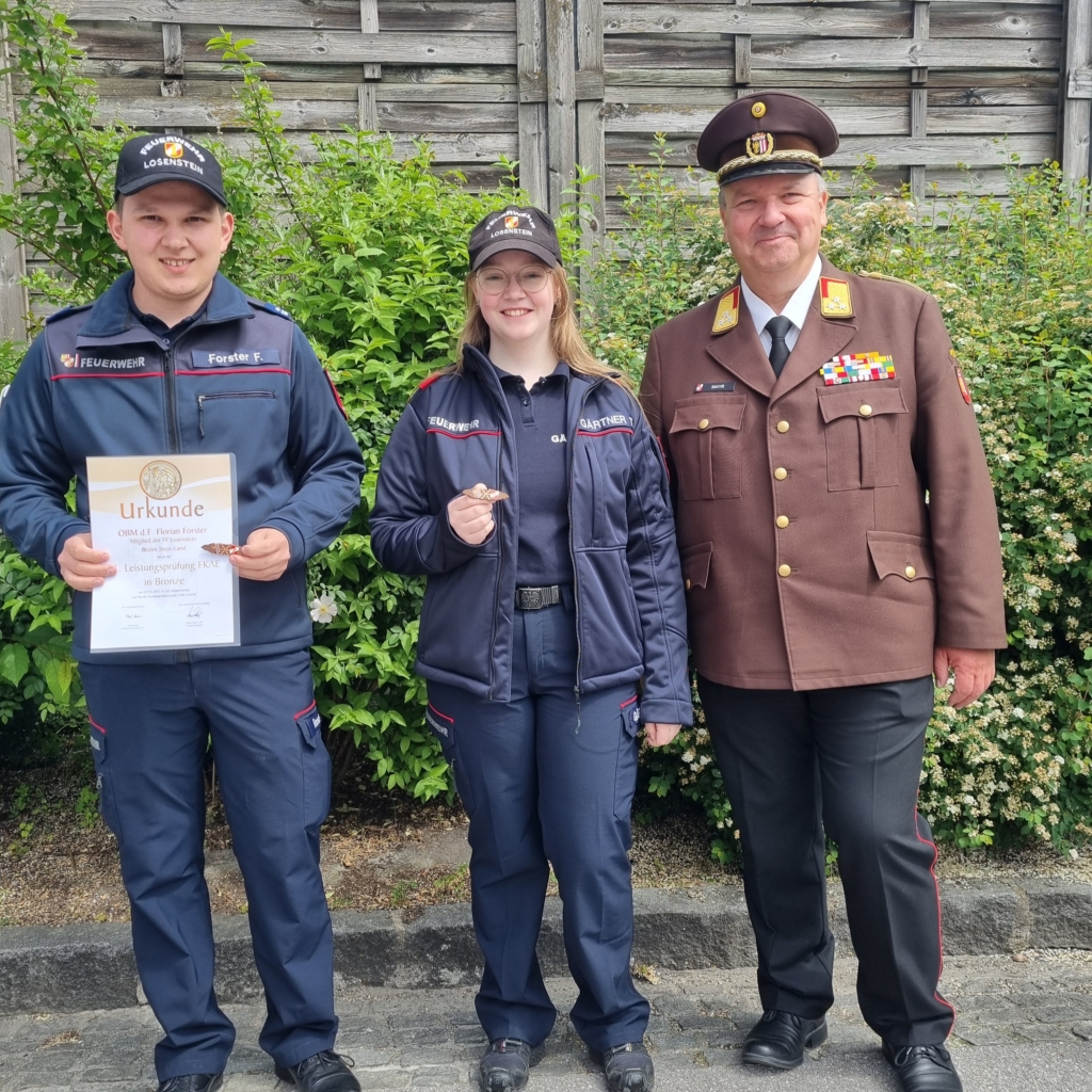 Erfolgreiche Teilnahme der Feuerwehr Losenstein an der 51. FKAE Leistungsprüfung in Bronze